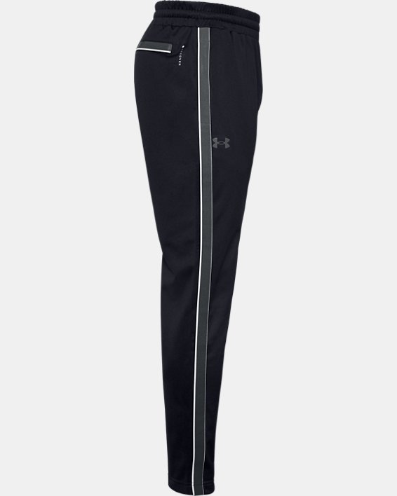 男士UA RUSH™ Knit Track長褲, Black, pdpMainDesktop image number 7
